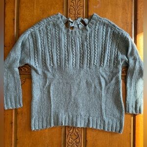 Cozy Gray Knit Sweater